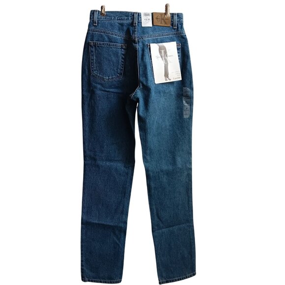 NOS Calvin Klein Doublestone Tapered Leg Jeans 4x32 Classic Fit 5-Pocket Design - Picture 1 of 8